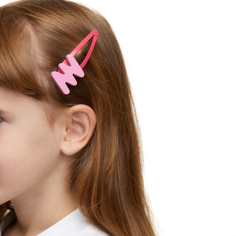 Заколка Зигзаг – Розовый и Фуксия