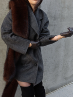 Пальто пиджак из шерсти DARS