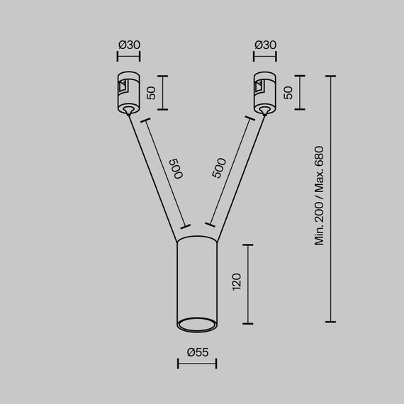 Трековый светильник Maytoni Technical TR157-1-12W3K-PT