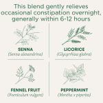 Traditional Medicinals, Organic Smooth Move®, перечная мята сенна, без кофеина, 16 упакованных чайных пакетиков, 32 г (1,13 унции)