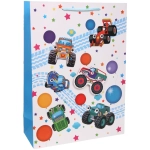 Пакет подарочный «Машинки» 31*42*12 см, микс