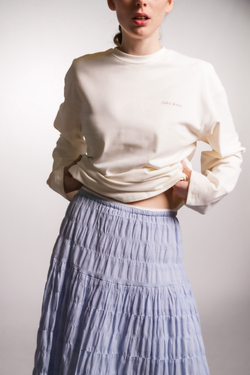 Лонгслив Zoe, молочный