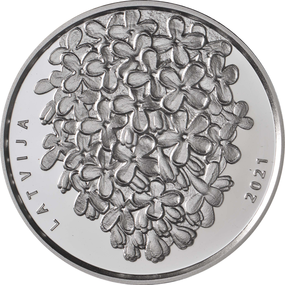 ЛАТВИЯ, 2021, 5 ЕВРО [СЕРЕБРО] [PROOF]