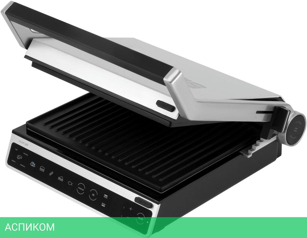 Электрогриль Polaris PGP3003 серебряный