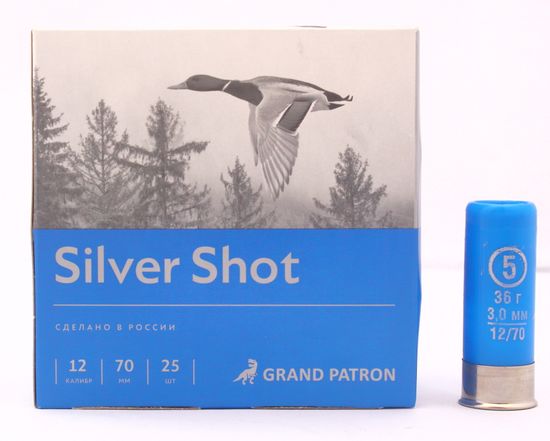 Патроны "Главпатрон" 12/70 №5 контейнер 36 грамма