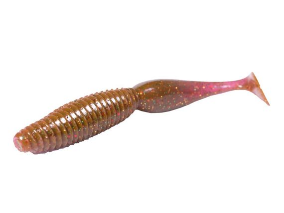 Виброхвосты съедобные LJ Pro Series MegaWorm 2,5in (6,35 см), цв. S14, 8 шт.