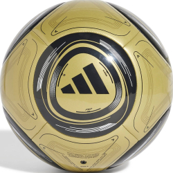 Мяч футбольный ADIDAS Messi Club, IX4070, р.5, черно-золотистый
