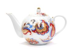 Чайник фарф завар 1400мл Янтарь Русские мотивы Перо Жар-птицы с3183,036972 (1,6)