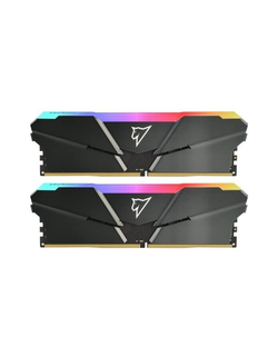 Оперативная память Netac Shadow RGB 16GB (2x8GB) DDR4-2666 (PC4-21300) C19 Grey 19-19-19-43 1.2V Dual DIMM Kit