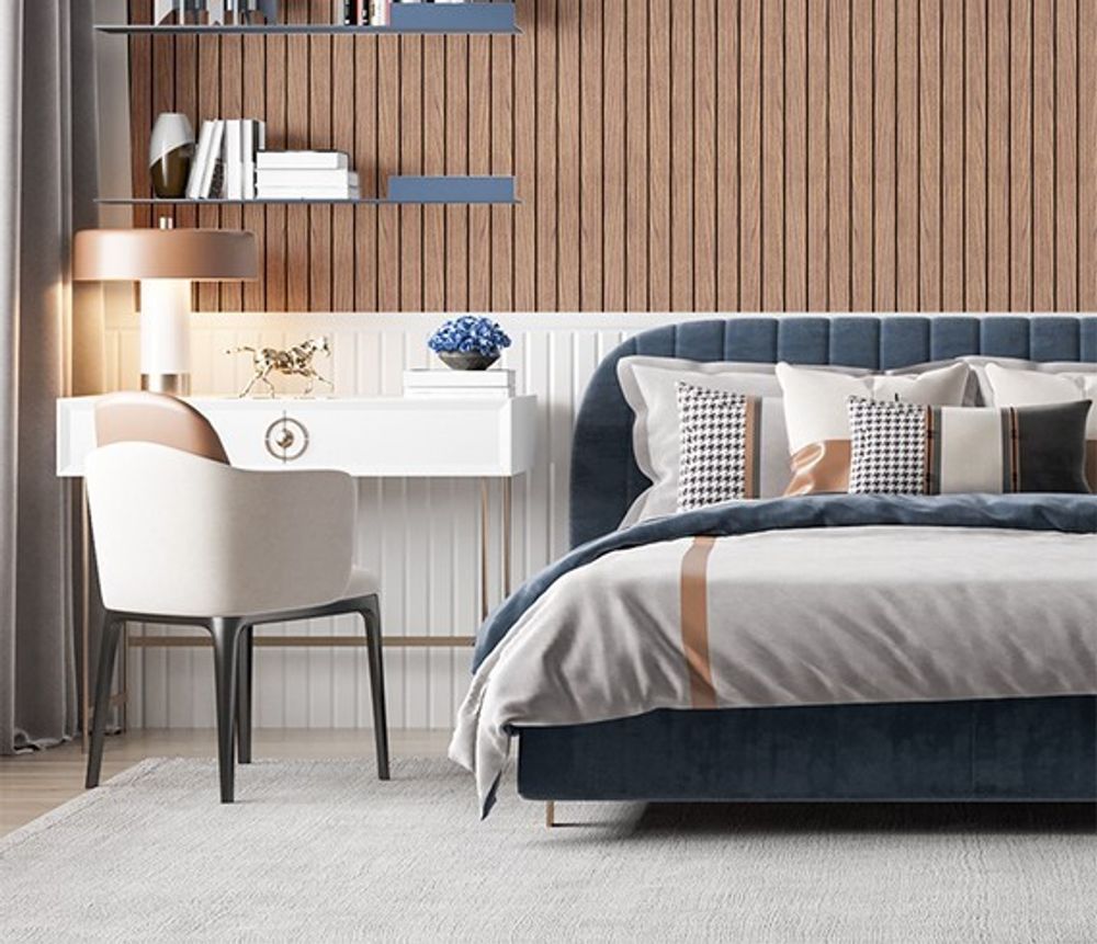 Стеновая панель HiWood декорированная, 270x12 см