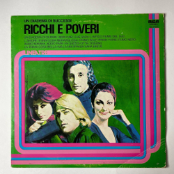 Винтажная виниловая пластинка LP Ricchi E Poveri Un Diadema Di Successi Богатые и Бедные (Italy 1976)