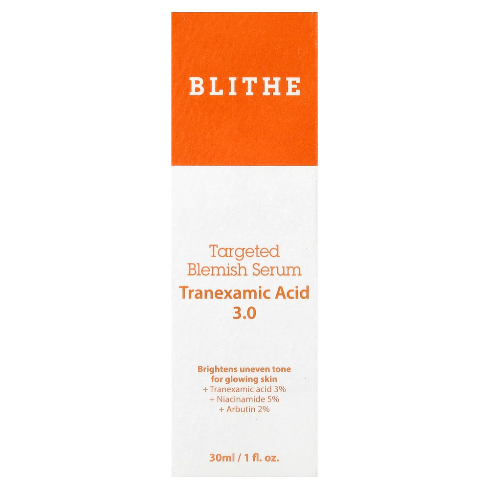 Blithe, сыворотка для проблемной кожи, транексамовая кислота 3.0, 30 мл (1 жидк. унция)