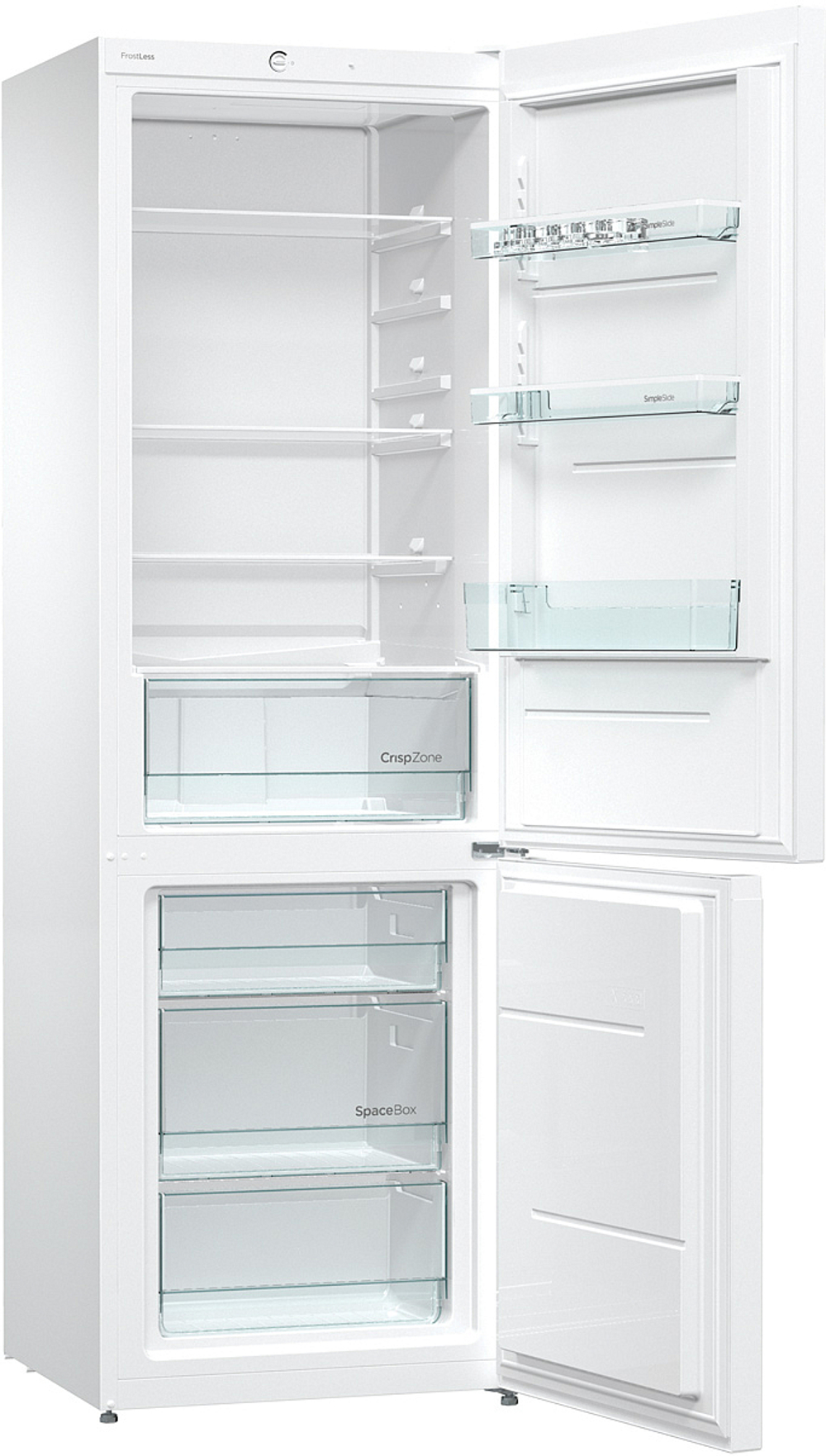 Отдельностоящий двухкамерный холодильник Gorenje RK611PW4
