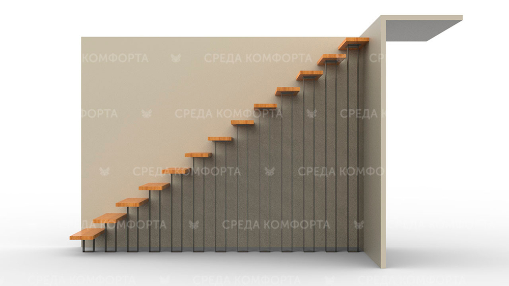 Деревянная лестница LSTN0038