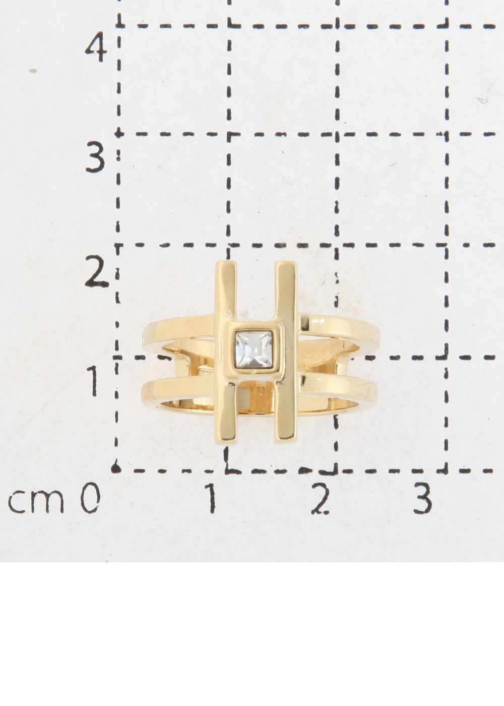 "Филера" кольцо в золотом покрытии из коллекции "Линия судьбы" от Jenavi