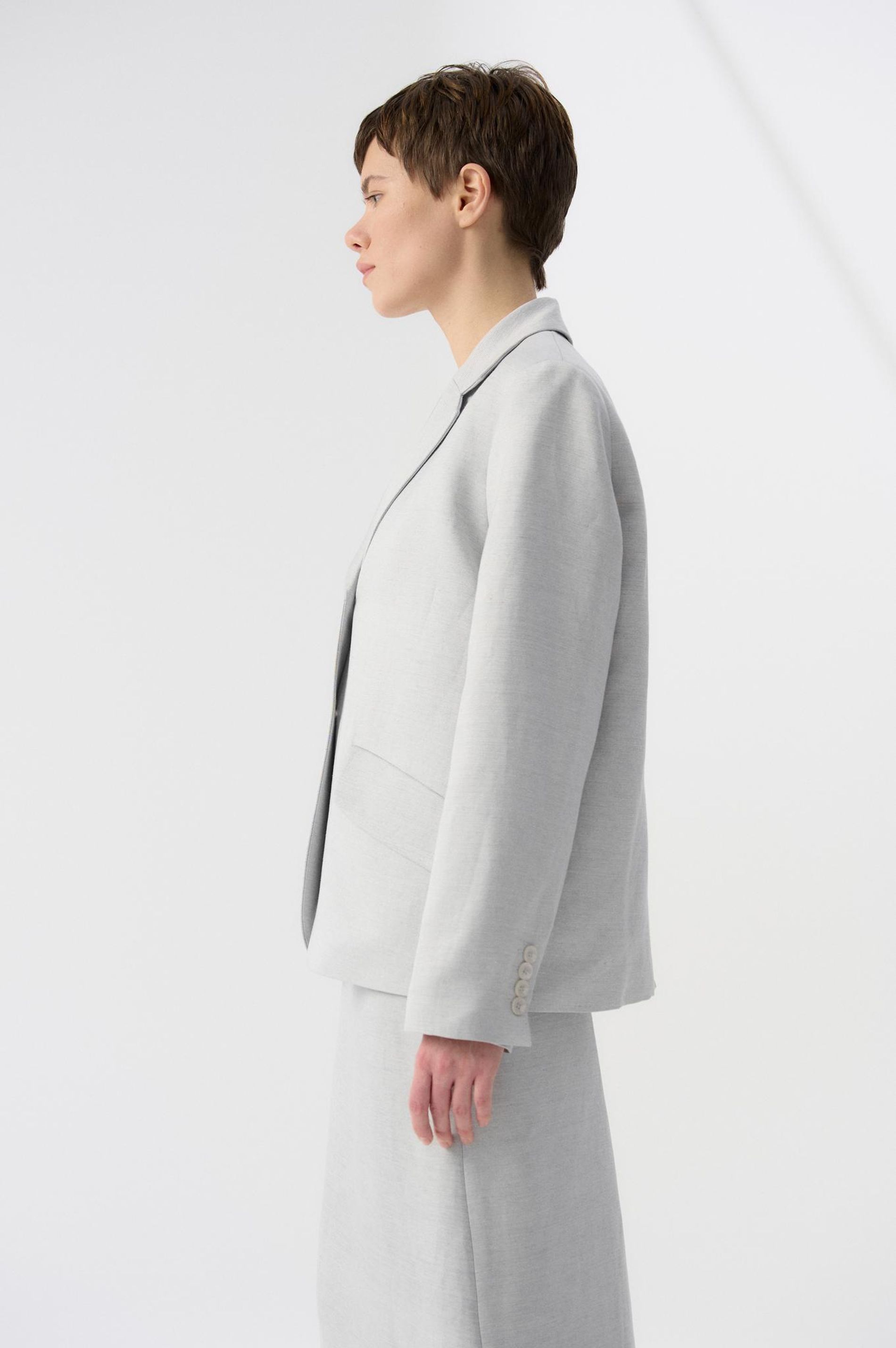 Пиджак Preston silver