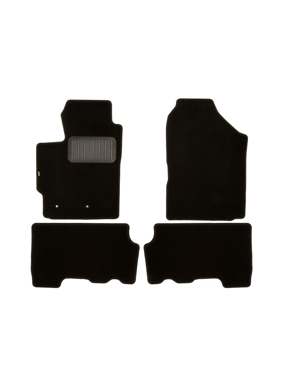 Коврики в салон для TOYOTA Yaris АКПП 2005-2009, 2009-2012, хэтчбек, 4 шт. (текстиль) KLEVER02481001210KH
