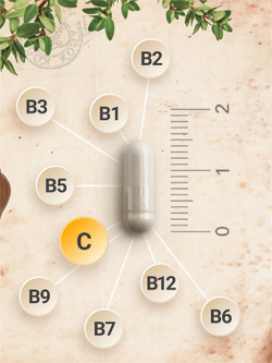 В-комплекс + витамин С, капсулы, 400 мг, 60 шт.