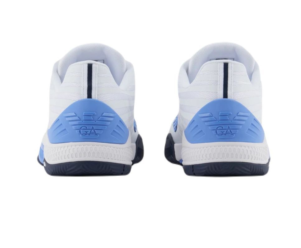 Мужские кроссовки теннисные EA7 Unisex Woven Sneaker Clay - белый