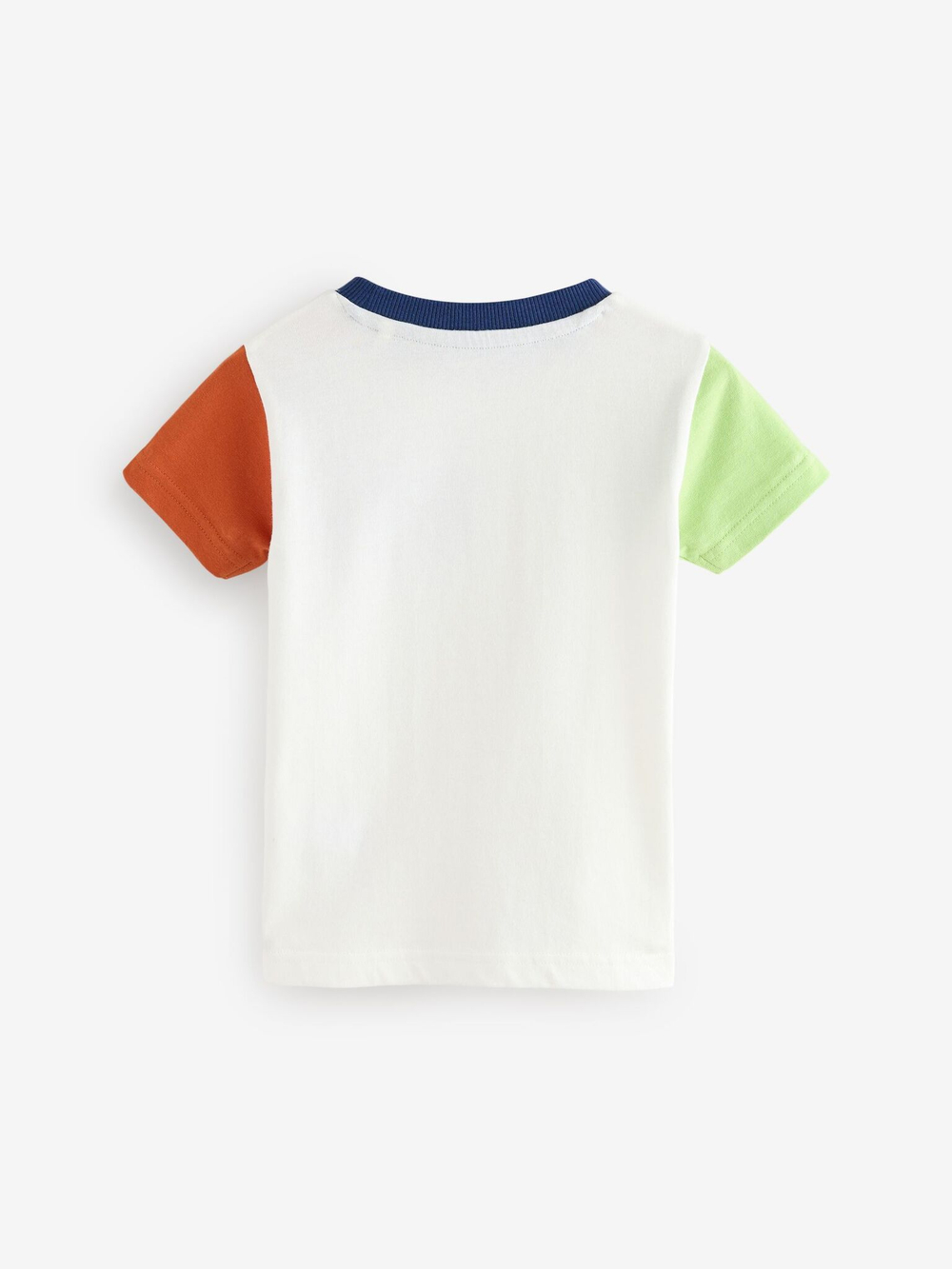 Футболка для мальчика Next E63-897, Белый, Салатовый, Оранжевый