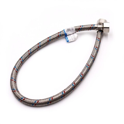 АКВАЛЮКС Гибкая подводка для воды ВР 1/2" х ВР 1/2", длина 150 см (BZN150)