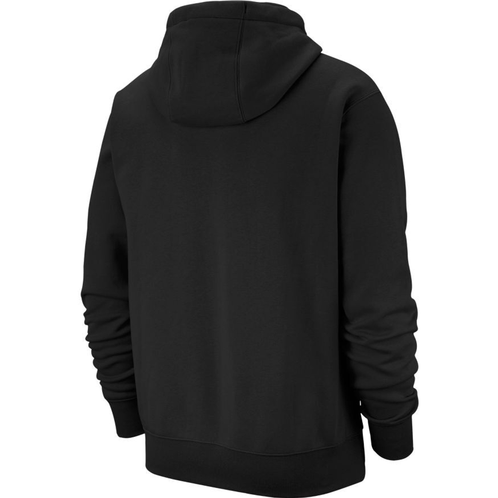 Мужская теннисная кофта Nike Sportswear Club Hoodie PO BB - black/black/white