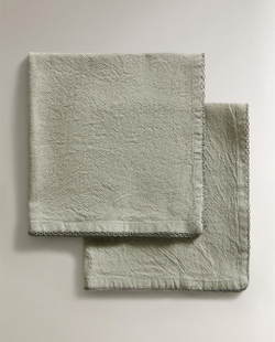 Zara Home столовая салфетка из хлопка, 45 45 см (комплект 2 шт.) · 2276/022
