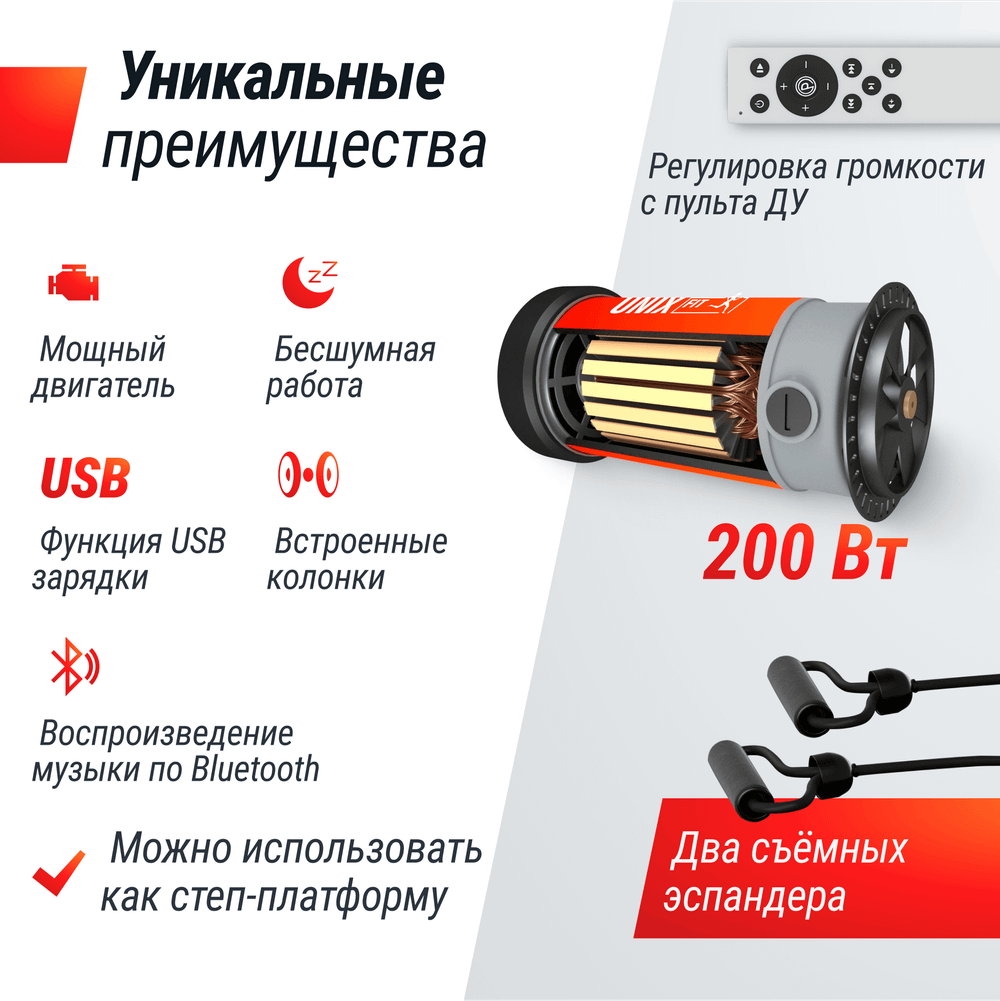 Виброплатформа UNIX Fit Edge 2D Grey