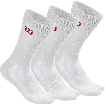 Носки теннисные Wilson Men's Crew Sock 3P - white