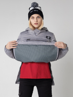 Анорак женский зимний Город Горький серый