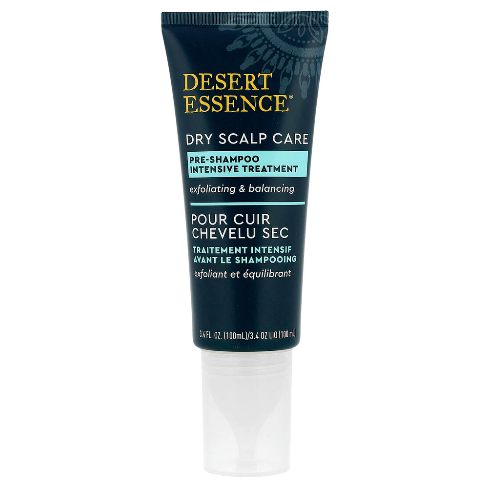 Desert Essence, средство для ухода за сухой кожей головы, перед использованием шампуня, 100 мл (3,4 жидк. унции)