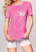 Пижама Kaleidos: футболка и шорты (Размер: XL) (Цвет: сиреневый)