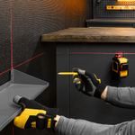 Лазерный уровень мультипризменный LX 360-2 Red, 30 м, 635 нм, аккумулятор Li 2800 мАч, резьба 5/8" Denzel