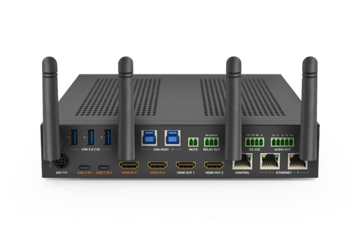 Wyrestorm SW-640L-TX-W - передатчик-коммутатор 4х2 с USB-C (питание до 60 Вт), HDMI 2.0 и USB 3.0. Поддержка 4K UHD @ 60Гц RGB 4:4:4 (18 Гб/c), мультивьювер, де-эмбендинг аудио, MST, беспроводное видео, 2xLAN. Управление: LAN, RS-232, реле.