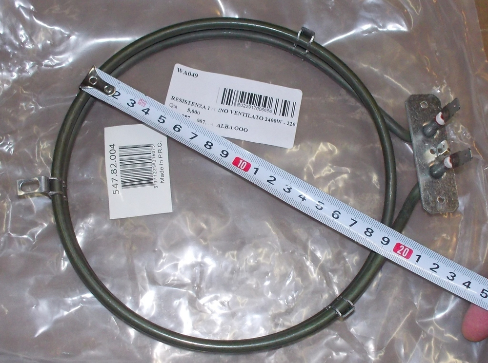 ТЭН конвекции 2400W духовки Ariston, SMEG 105319, 203174