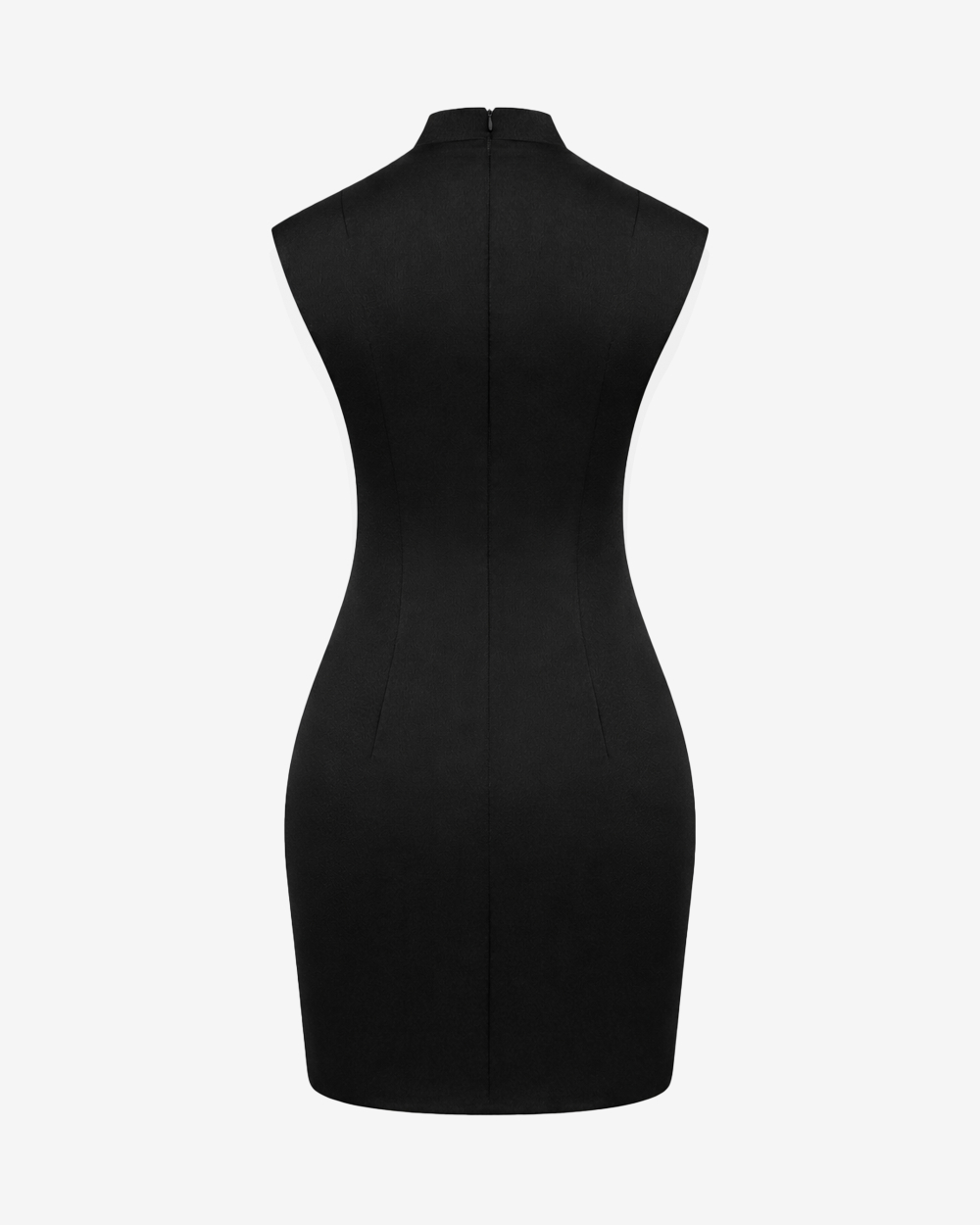 Платье-ципао из крепа