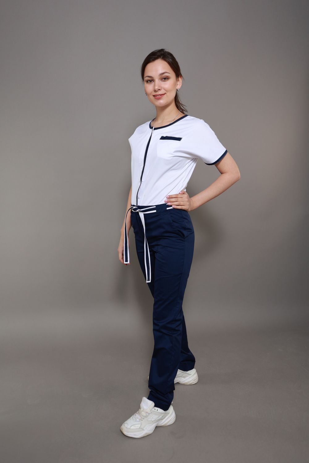 Комбинезон женский белый