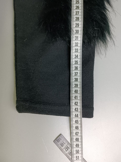 Кофта на молнии с меховой отделкой 52-54 размер