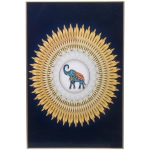 Картина интерьерная в раме «ШАНТИ», слон, 19*29см (термоусадочная пленка)