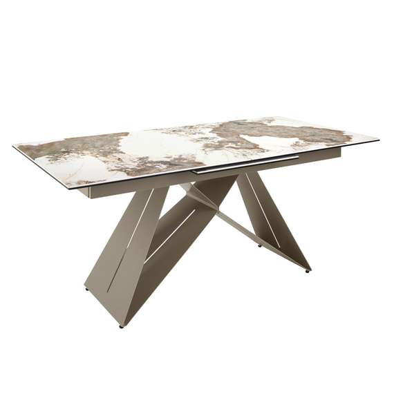 Раздвижной обеденный стол 1114/MC2207DT из мраморной керамики