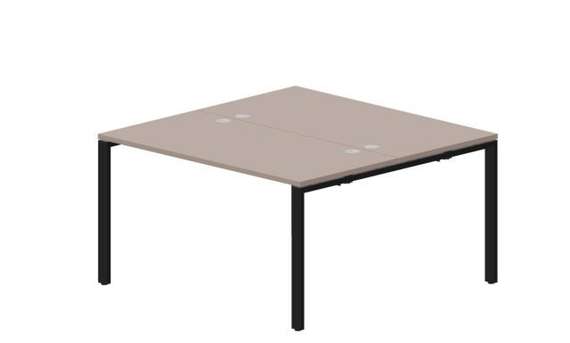 Составной стол Strike на 2 рабочих места 1380х1366х750мм (4 громмета)