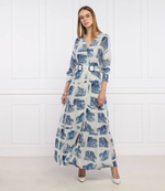 платье с ремешком peakes Silvian Heach - голубой(PGP21165VE)