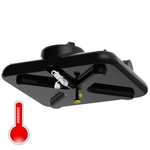 Бак для душа «Роса» 130 л с подогревом, с лейкой Полимер-Групп(1000x1000x270см;9,6кг;черный) - арт.559252