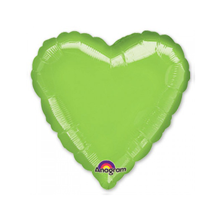 Шарик сердце салатовое