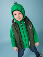 Толстовка флисовая "Дино" зеленый