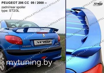 Спойлер для Peugeot 206 CC cabrio