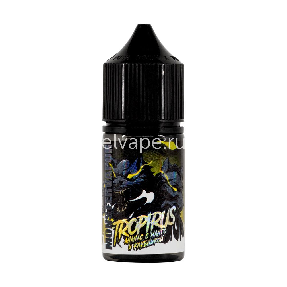 Жидкость MONSTERVAPOR SALT, 30 мл, TROPIRUS (ананас с манго и клубникой), 2