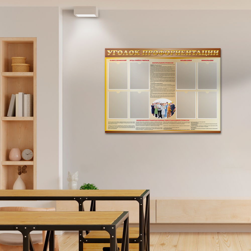 Стенд Уголок профориентации с карманами А4 150000194
