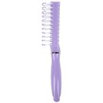 Расческа для волос скелетная, 22,5х4,5 см, продувная, фиолетовая/белая, MONTE VITA (МОНТЕ ВИТА), 457420