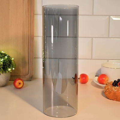 Ваза для цветов "Romantica" 10*10*30см, цветное стекло темное